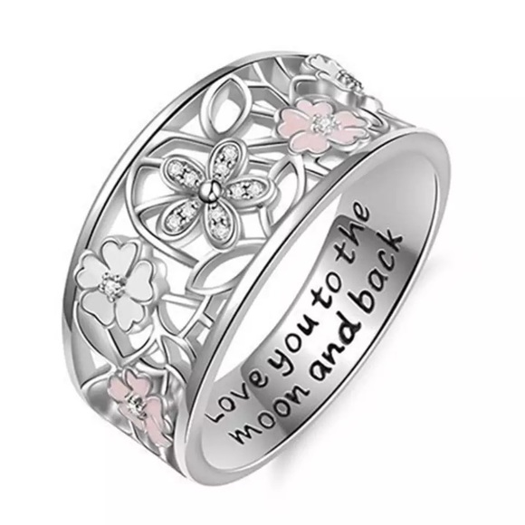 Mother’s Day ring size 9 I love you to the moon - Picture 3 of 3